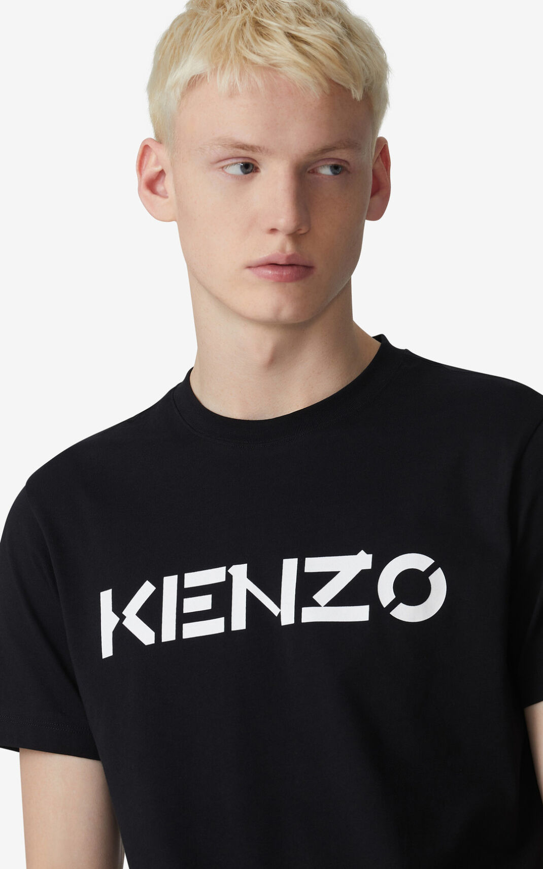 Camiseta Kenzo Logo Masculino - Pretas | 809WETIUG